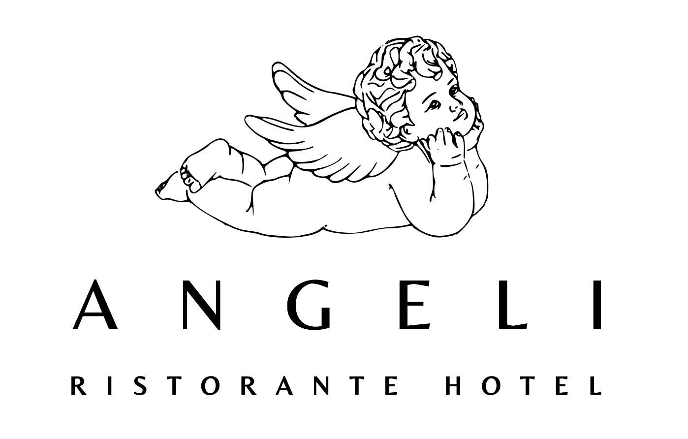 Logo del Ristorante Hotel degli Angeli con angioletto